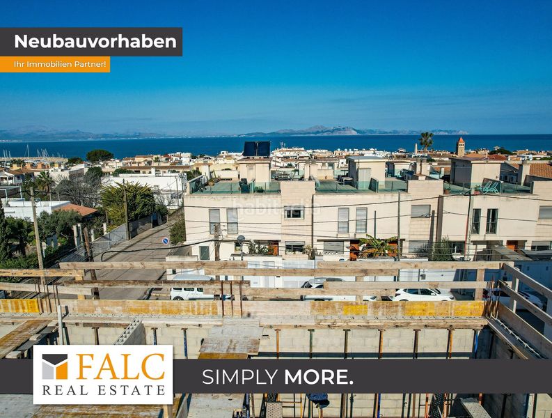 Foto dd6eeef3-c140-4811-b1e5-13cf5b116e76. Casa pareada casas adosadas con piscina en construcción en colonia de sant pere en Artà