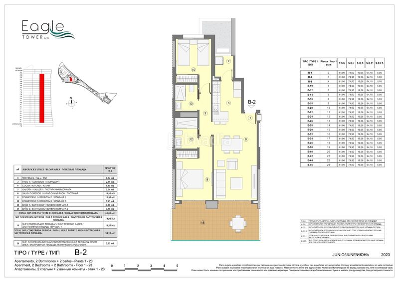 Foto 61c79787-05a8-4700-9ce6-f8809162ce9a. Àtic amb piscina a Via Parque Benidorm