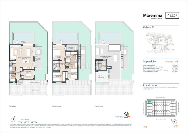 Foto 5d5e6ade-d9df-47a3-b1b3-dde60daaa8e9. Casa adossada amb calefacció aparcament piscina a Palma de Mallorca