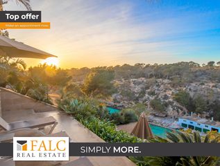 Casa aparellada a Cala Pi-Vallgornera. Chalet de ensueño de estilo mediterráneo con vistas al mar de 20