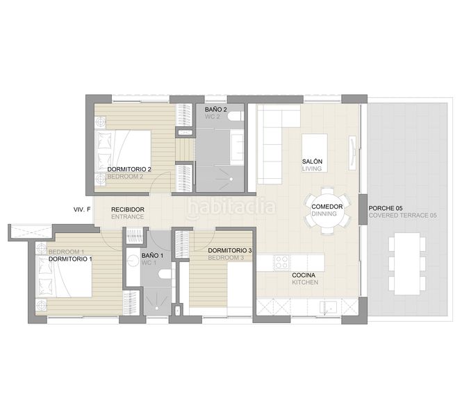 Foto 1d678b3c-e256-44f0-854a-46e8da06461e. Apartament amb calefacció aparcament piscina a Son Armadams Palma de Mallorca