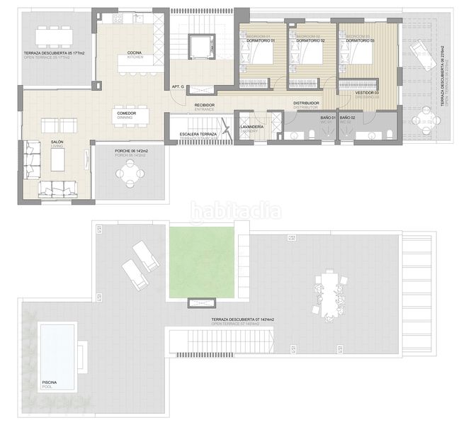 Foto f74e1eaa-0263-4686-b099-c01846ca4a1a. Apartament amb calefacció aparcament piscina a Son Armadams Palma de Mallorca