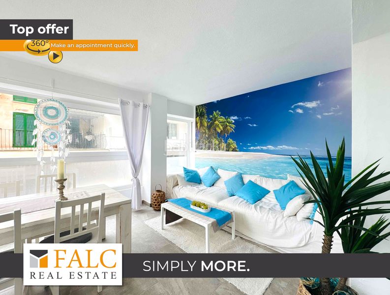 Foto 2a07651a-253b-49b6-abc5-3f3282e71c10. Apartamento luz, espacio y mar su piso en la playa en Llucmajor