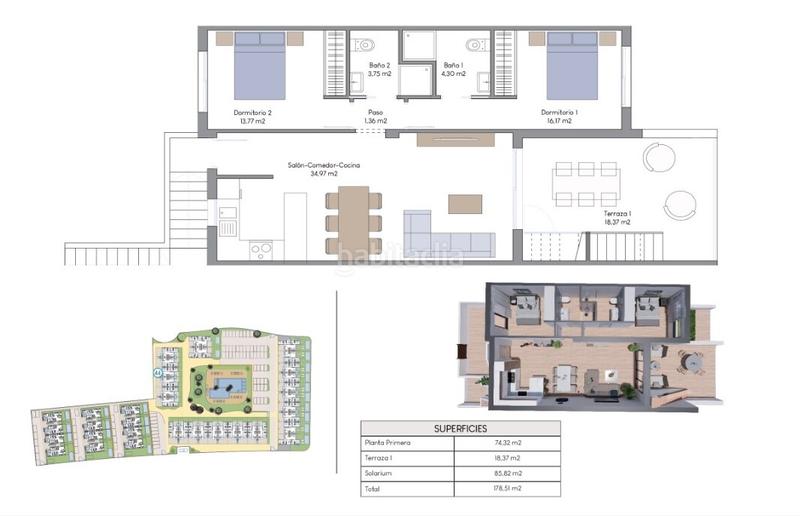 Foto f64b5f46-ecb8-42a3-a01b-cb3abe826109. Dachwohnung in Playa Poniente Benidorm