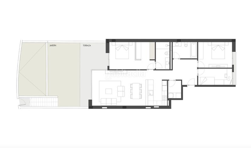 Foto c5a982a7-396c-4668-91fc-72c836ba5190. Planta baixa amb aparcament piscina a Los Almendros-Son Rapinya Palma de Mallorca