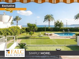 Piano terra in Ciudad Jardín. Vistas al mar, piscina y jardín privado