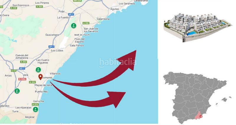 Foto d9b50b9d-90b1-4f28-839b-b7b0df7ab40c. Pis amb aparcament piscina a Las Salinas Vera