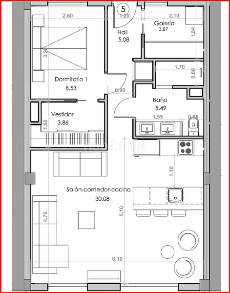 Foto 4999dfce-aadf-4606-b43c-f34bfc09615e. Appartement dans Playa Tamarit-Playa Lissa Santa Pola
