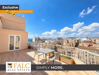 Apartament a S´Arenal. Modernamente renovado piso con terraza y vistas