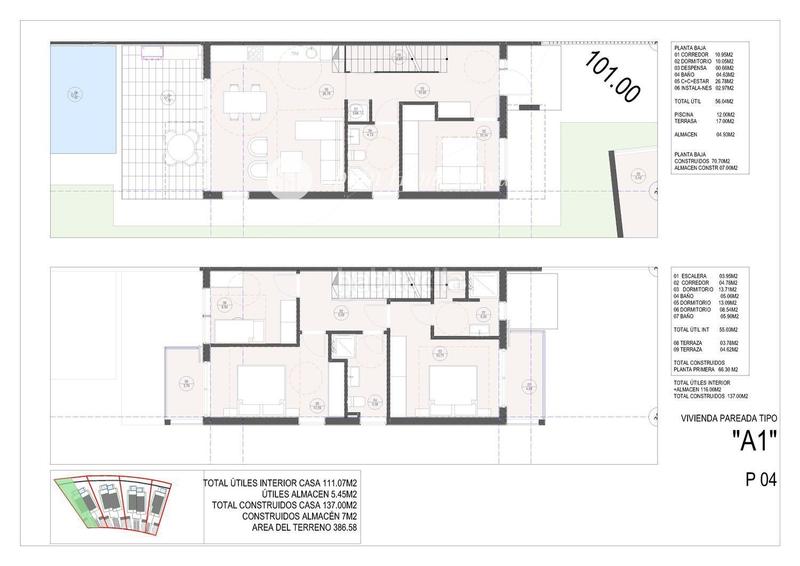 Foto 19e38f7b-5785-4293-ab7e-2d3aef0c983f. Doppelhaus mit parking pool in Pueblo Eliana (l´)