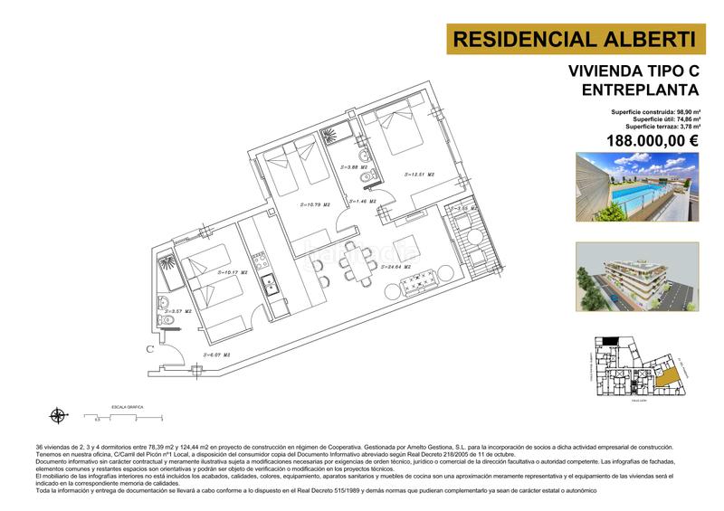 Foto 795b1687-6d74-4da5-a6bc-2222da5288a8. Appartement 99m<sup>2</sup> dans calle león 2 dans Las Tres Cruces Armilla