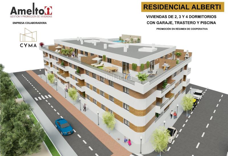 Foto 2118918d-10ce-4472-b57e-d266663180dd. Promoción RESIDENCIAL ALBERTI en Armilla. Edificio viviendas de obra nueva