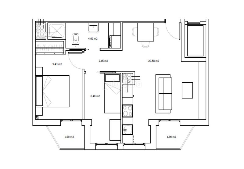 Foto 1fd73be7-726c-4f5a-b88d-c4d657e769d5. Apartament amb calefacció aparcament a La Bordeta Lleida