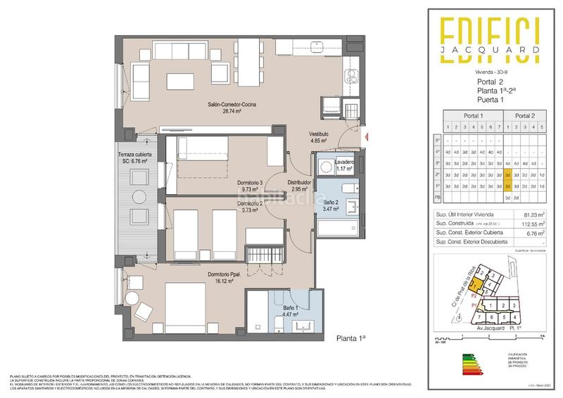 Foto 911e21c7-9fc7-493f-bf9b-49c0d783c668. Appartement 112m<sup>2</sup> dans avinguda de jacquard 73 dans Vallparadís - Antic Poble de Sant Pere Terrassa