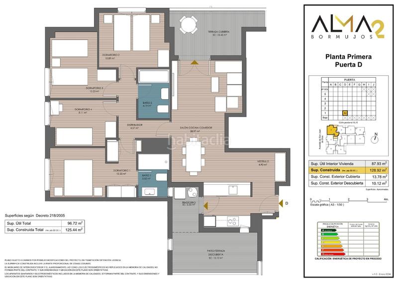Foto 004ae27d-90cc-46ef-a224-06fdedd508ce. Appartement 128m<sup>2</sup> avec piscine dans Zona Universitaria Bormujos
