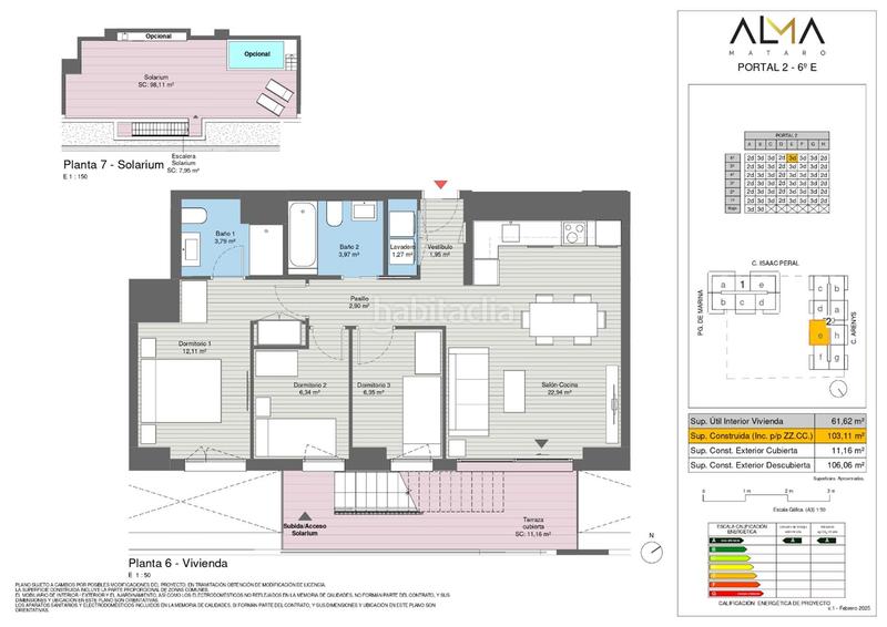 Foto dcc484a2-38d1-49df-8ad7-dd4eb26dc48a. Appartement 103m<sup>2</sup> dans El Rengle Mataró