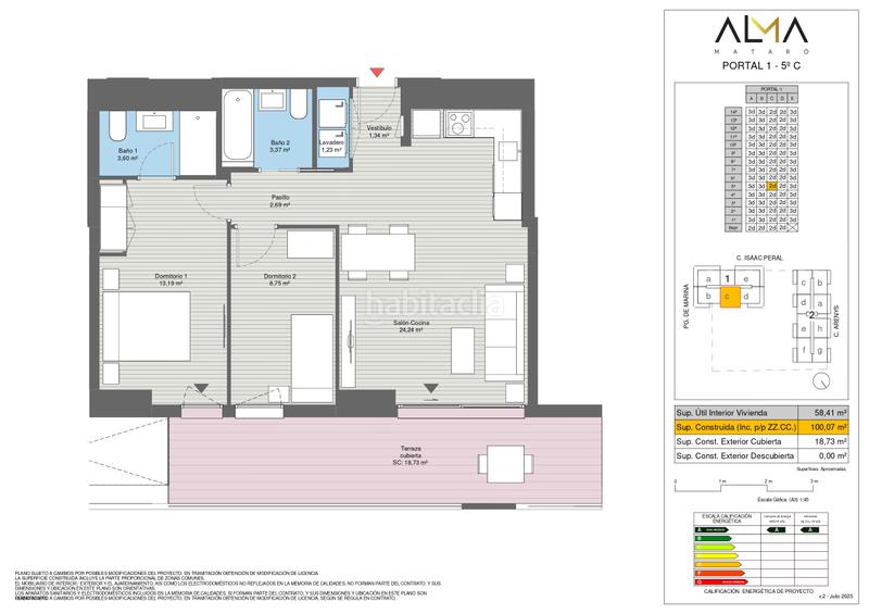 Foto b441da61-d62b-483f-86e8-00a730aaa97d. Appartement 100m<sup>2</sup> dans El Rengle Mataró