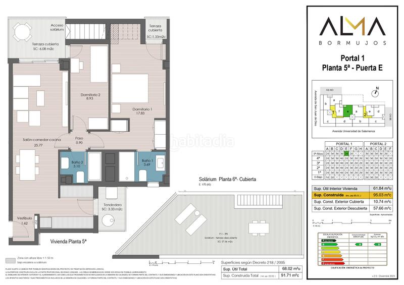 Foto f4a77b85-5144-415a-b340-b6877123b3f1. Appartement 95m<sup>2</sup> avec piscine dans Zona Universitaria Bormujos