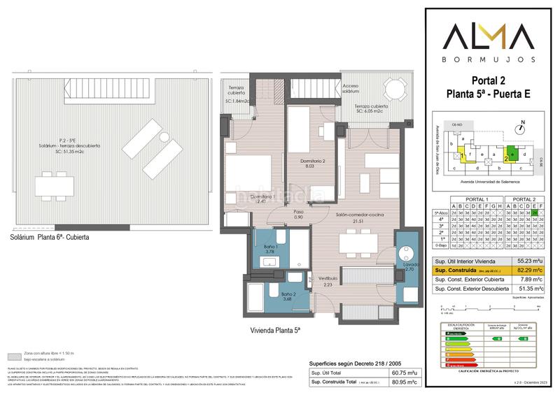 Foto 19859be3-19cb-4f17-bc3a-02db108d5366. Appartement 82m<sup>2</sup> avec piscine dans Zona Universitaria Bormujos