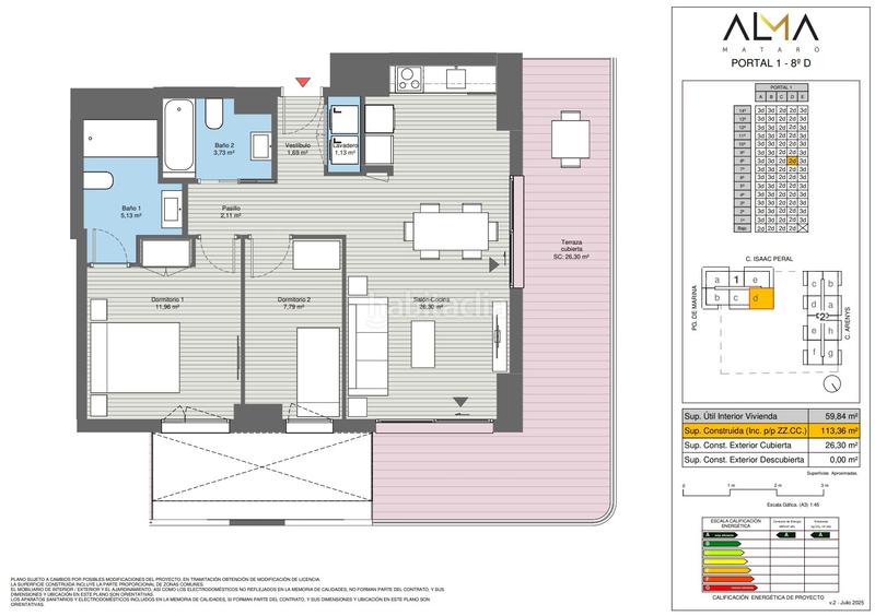 Foto f3d20d34-f0e1-4193-a051-141e3fbe7ff7. Flat 113m<sup>2</sup> in El Rengle Mataró