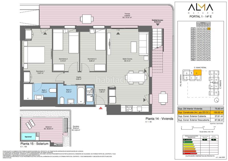 Foto ea255722-043a-456d-b564-b02a5aed1399. Attique 150m<sup>2</sup> dans El Rengle Mataró