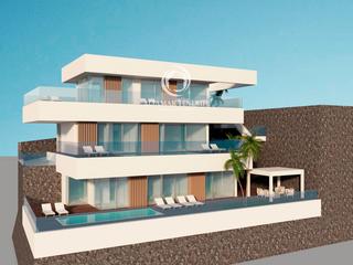Terreno residencial  Paises bajos. Parcela en costa adeje con proyecto de villa de lujo