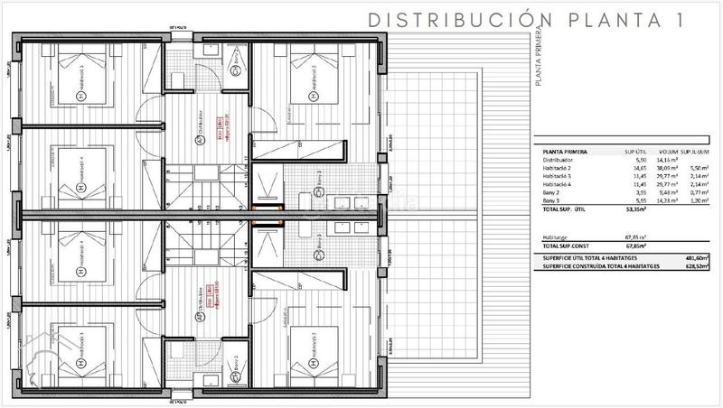 Foto 4353af15-497d-44e4-a116-e30a2bbb774d. Casa adosada promocion en venta de casachalet pareada de obra nueva en Segur de Calafell