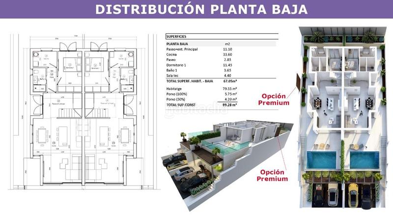 Foto 48963cac-fe4d-4fbc-84a1-5c039261aa09. Casa adosada promocion en venta de casachalet pareada de obra nueva en Segur de Calafell