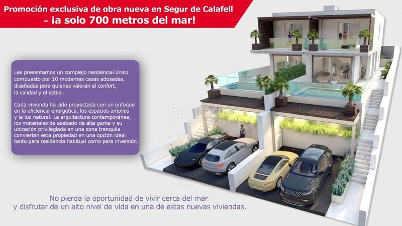Foto 88adfff6-f8bc-41bf-b188-bd16e8ff14c8. Casa adosada promocion en venta de casachalet pareada de obra nueva en Segur de Calafell