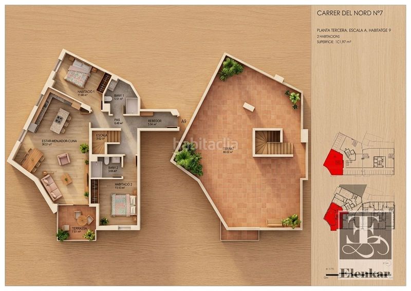 Foto d78b5f6b-444e-4ca5-a622-070f8818f995. Dúplex amb calefacció a Centre Torredembarra