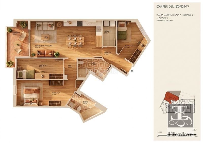 Foto f471449e-4822-4654-b223-8d867e79ffd3. Flat with heating in Centre Torredembarra