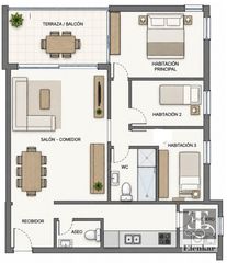 Flat  Xuquer. Venta de piso en segur de calafell de 3 habitaciones  a tan solo