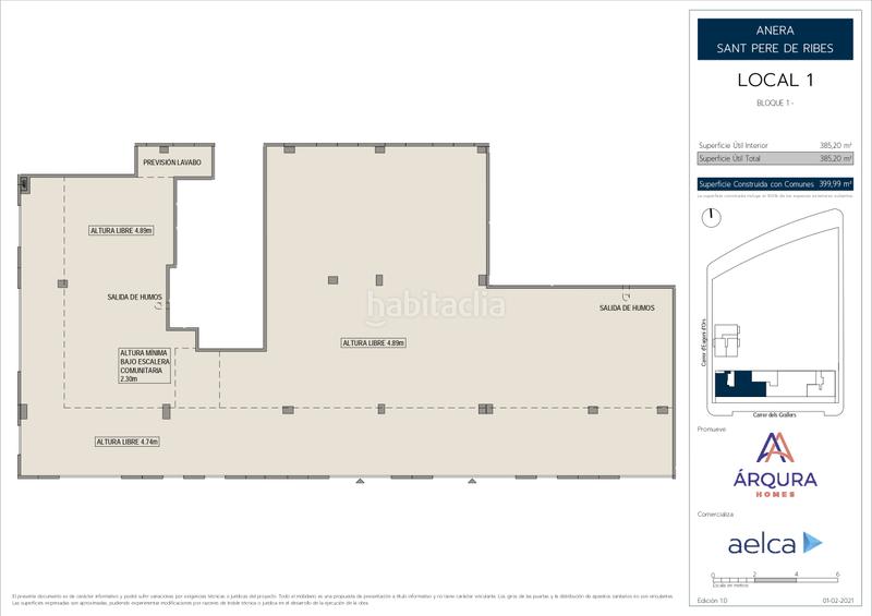 Foto ae198f44-4c69-4c48-9eba-ac548fa3d970. Local commercial 397m<sup>2</sup> dans Les Roquetes Sant Pere de Ribes