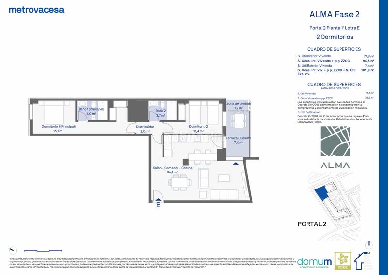 Foto 956ec1ce-f01e-4da9-84b4-b0f5038f12b5. Pis 102m<sup>2</sup> a parcela pr. sector ar "cuartel de los mondragones" (Granada) a Granada