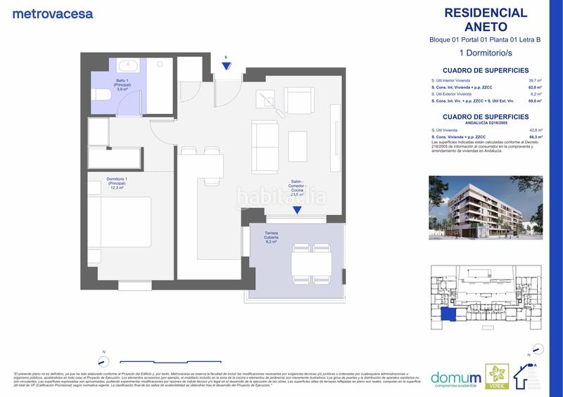 Foto 354978b3-78f2-465a-8f56-6000ffc0bef6. Appartamento 69m<sup>2</sup> in palmas altas in Bellavista Sevilla