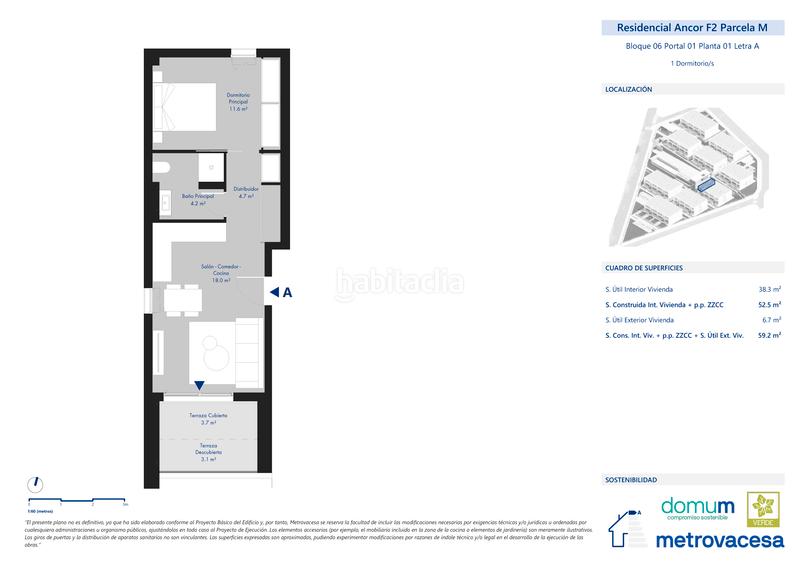 Foto a784f398-5012-43df-b19a-483db406825d. Pis 62m<sup>2</sup> a ocira parcela m a Arico