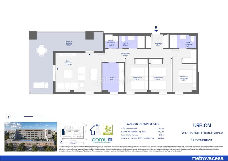 Foto 895abf17-1cb6-4f9f-acd0-4634f8eacc0f. Appartement 148m<sup>2</sup> dans palmas altas parcela r. dans Bellavista Sevilla