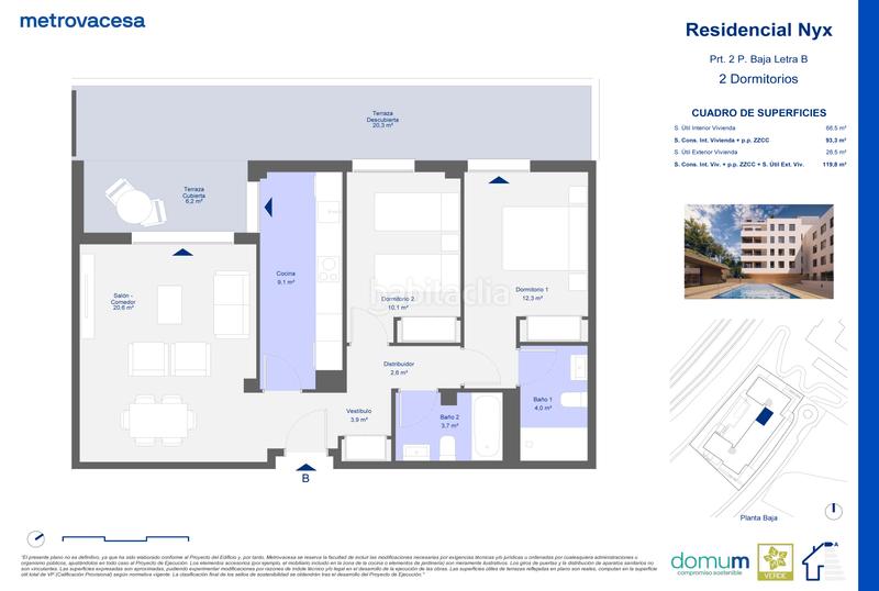 Foto ab5a32f3-5f38-4fe4-9053-91679f8b03ea. Planta baixa 122m<sup>2</sup> a parcela rbb vaqueros la estrecha a Oviedo
