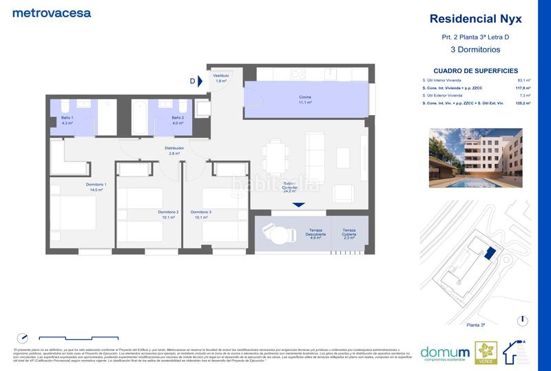 Foto fe3b2ab5-81a5-4380-ba67-5ceda8b2b5ef. Appartement 126m<sup>2</sup> dans parcela rbb vaqueros la estrecha dans Oviedo