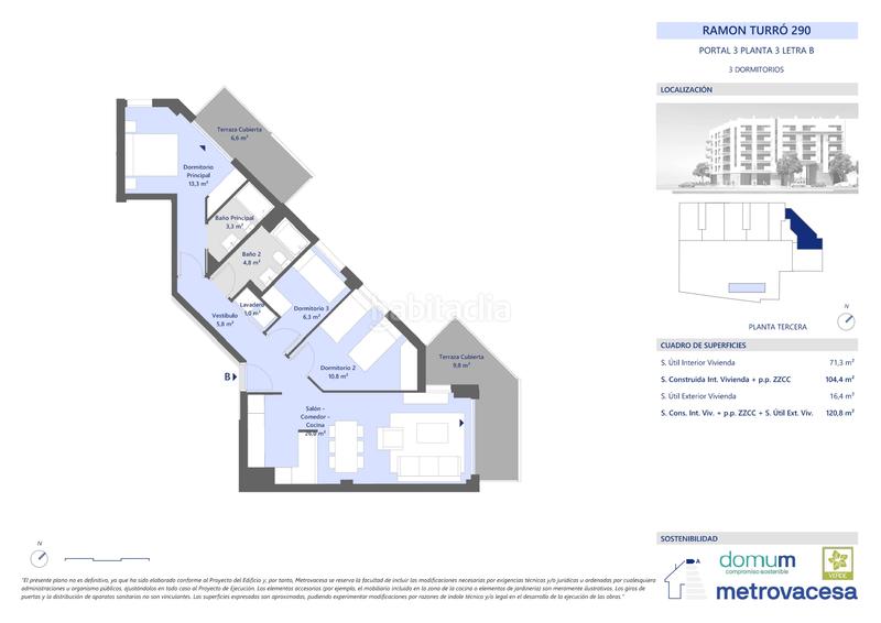 Foto 84bc90de-f8ca-475c-8df3-9b959e12239f. Flat 120m<sup>2</sup> in ramón turró 290 in Poblenou Barcelona
