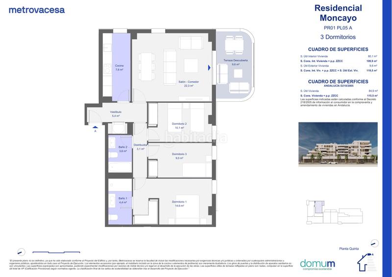 Foto 69f88f4b-18d2-4396-93ef-e2af5fbe9221. Attico 132m<sup>2</sup> in rodas 11 in Bellavista Sevilla