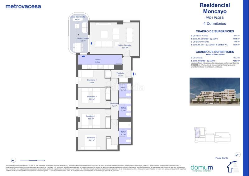 Foto 8e0edd1a-68b2-470b-8905-090795c37c7c. Àtic 159m<sup>2</sup> a rodas 11 a Bellavista Sevilla