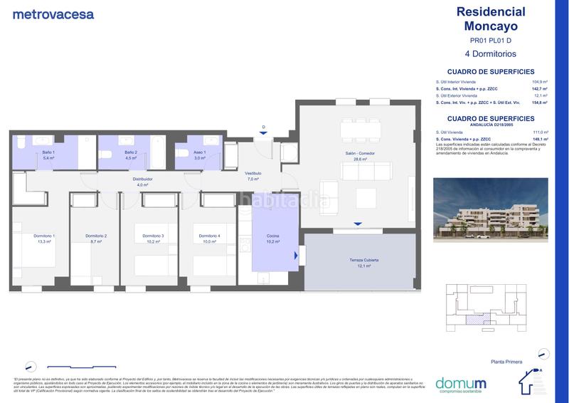 Foto cc35a18b-0383-4b2b-b198-6d0b3ca15c3f. Pis 170m<sup>2</sup> a rodas 11 a Bellavista Sevilla