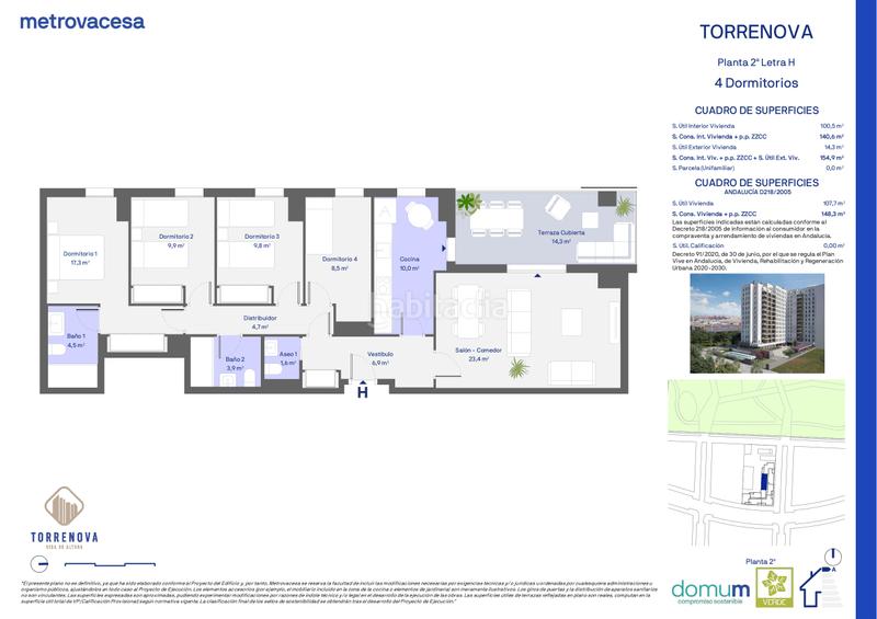Foto a62f48a7-a362-4891-8a3e-2fabd45f3c1a. Etagenwohnung 152m<sup>2</sup> in cruz del campo in Santa Clara Sevilla