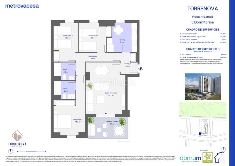 Foto 353b5b35-7bdd-4725-9365-0d8e81f72572. Appartement 132m<sup>2</sup> dans cruz del campo dans Santa Clara Sevilla