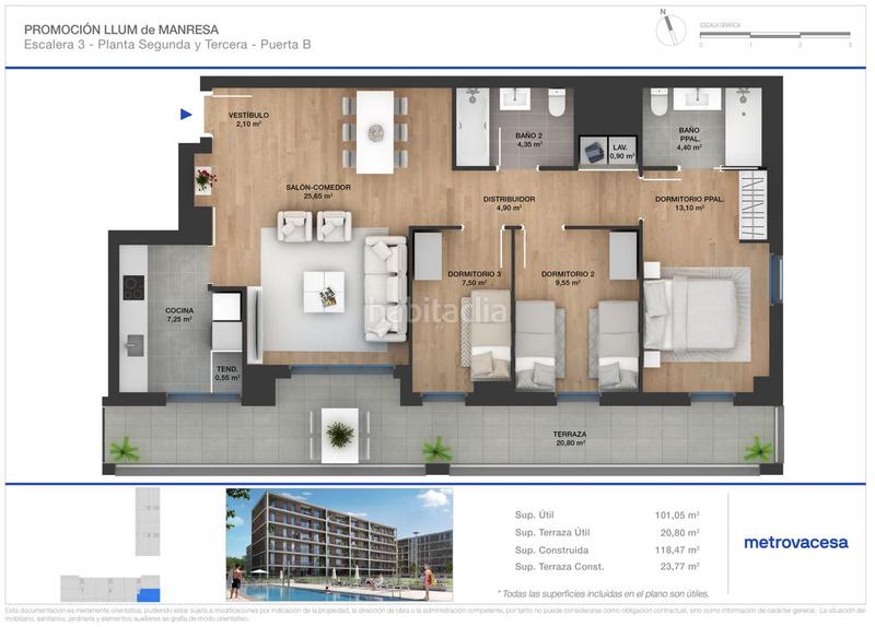 Foto c24bfd3e-3ae2-45f9-9180-4232836664ca. Appartement 121m<sup>2</sup> dans concòrdia dans bases de Manresa - carretera de santpedor Manresa