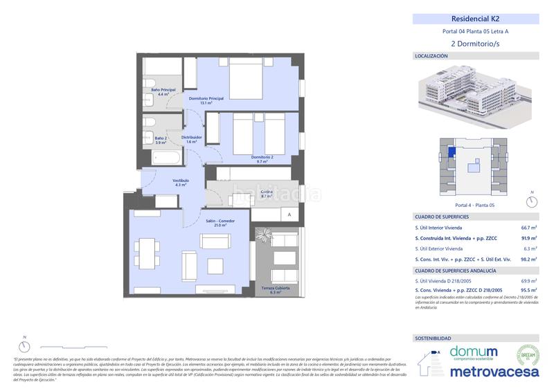 Foto c3ae58db-4913-4c84-88d5-b32b137e924f. Appartement 99m<sup>2</sup> dans parcelas r. y r. dans Bellavista Sevilla