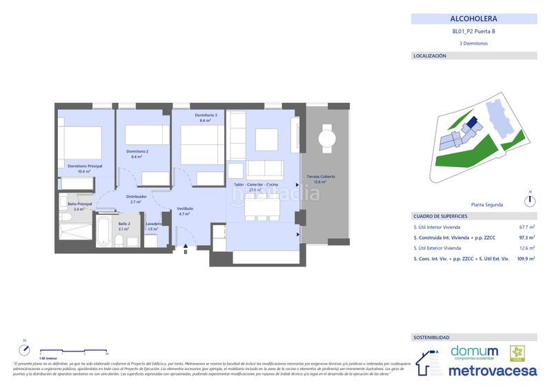 Foto 5ee177a4-392b-4787-9b2b-ae766593f35d. Appartement 109m<sup>2</sup> dans de santpedor 28-38 dans Carretera de Vic - Remei Manresa
