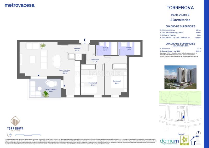 Foto 8d4ef16f-3779-44d7-b325-eadd7f092c6d. Appartement 107m<sup>2</sup> dans cruz del campo dans San Pablo Sevilla