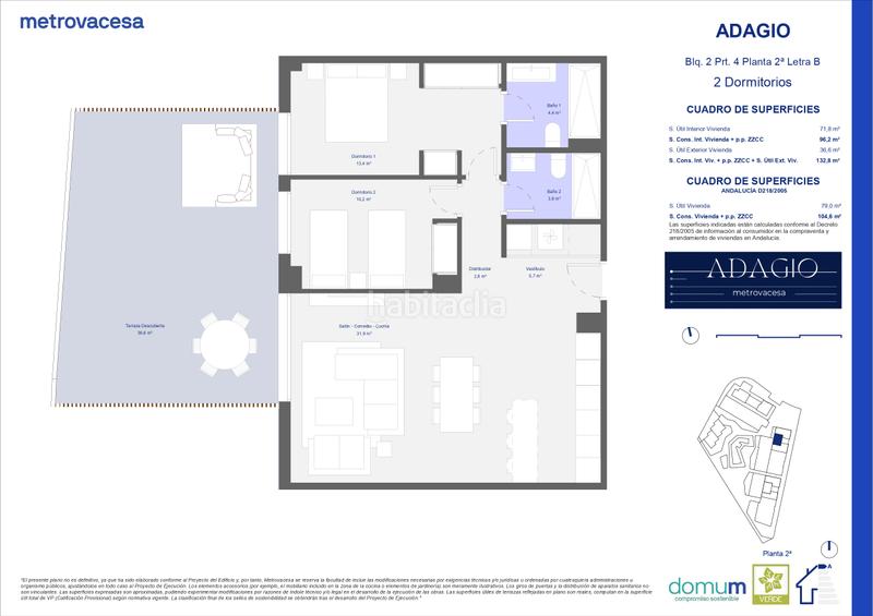 Foto 87e42d9d-4cdf-4add-b6b5-59a0de75457e. Etagenwohnung 133m<sup>2</sup> in islas bermudas in Cancelada Estepona